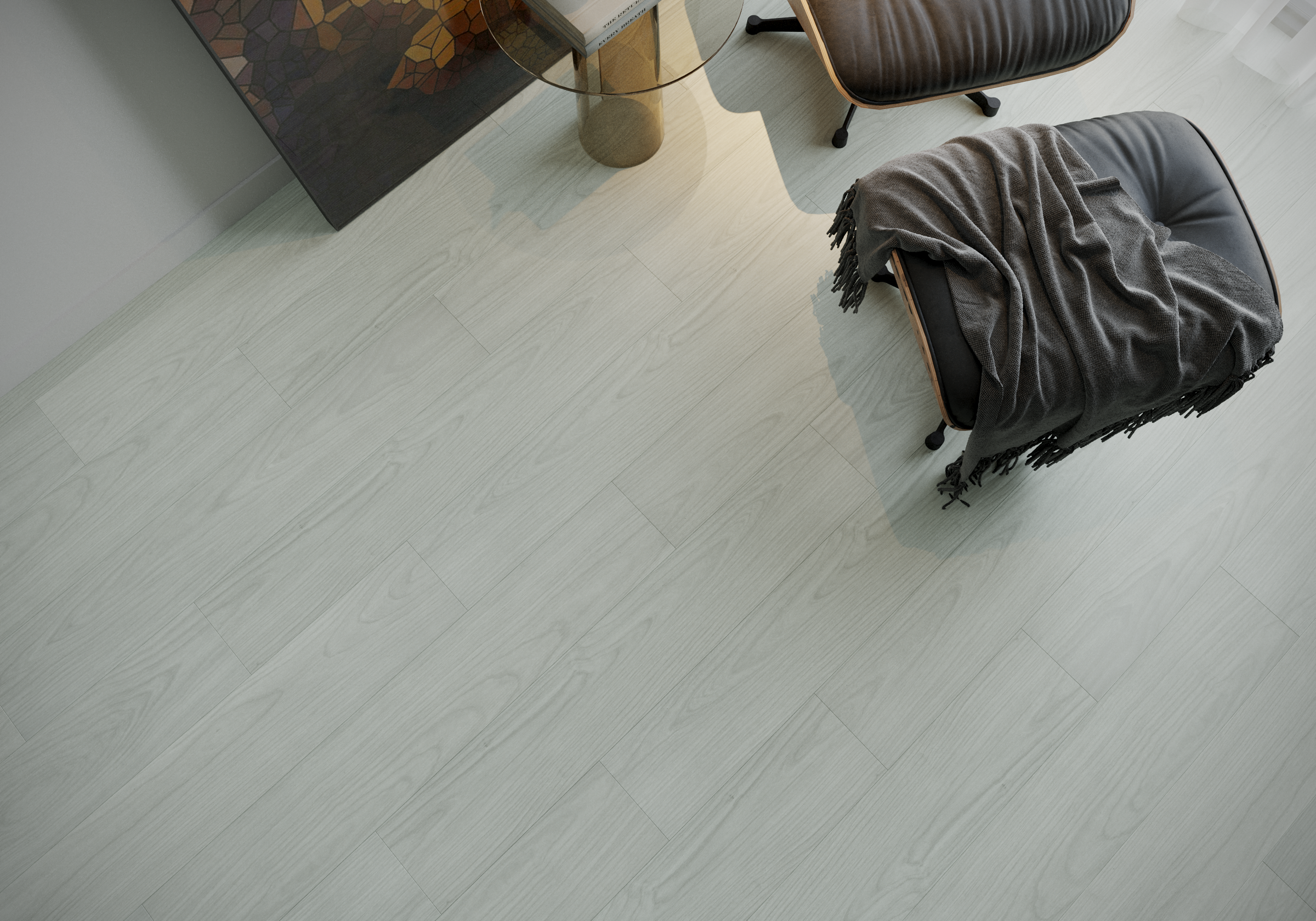 Кварцвиниловая плитка Art East клеевая Art Tile Hit Клён Сугари 756-AT 914,4×152,4×2,5 фото в интерьере